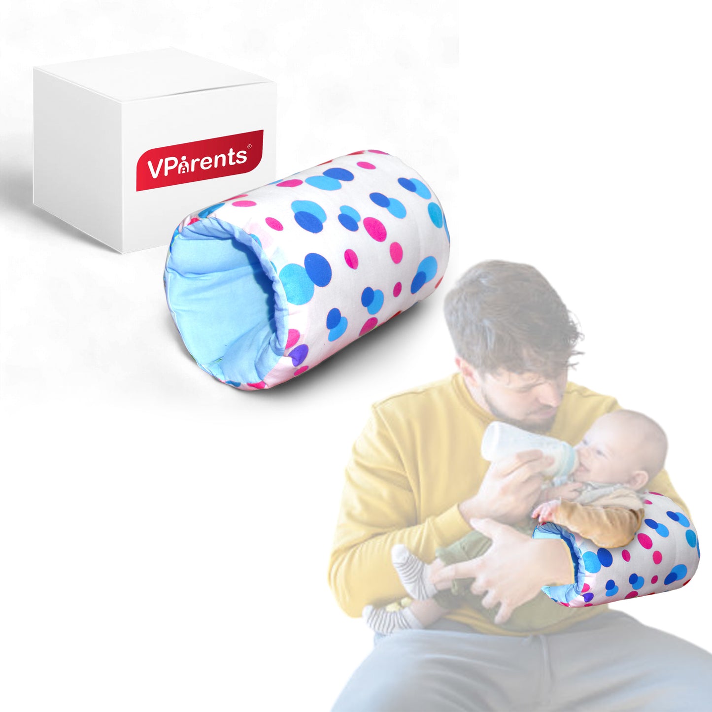 VParents Baby Feeding Arm Pillow for New Born Nursing Pillow for Breast and bottle feeding pillow (Preemiee) VParents