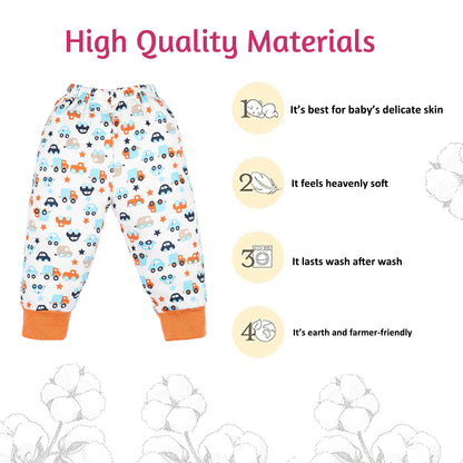 VParents Regular Loose Fit Track  Pajama Pants for Boys and Girls (pack of 6)(prints may vary) VParents