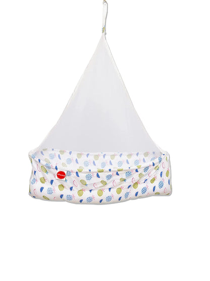 VParents Fruity Baby Cradle with Attached Bed and Mosquito net VParents