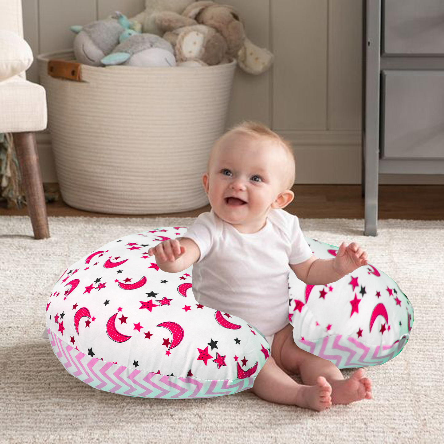 Galaxy Multipurpose Baby Feeding Nursing Cum Maternity Pillow for New Born