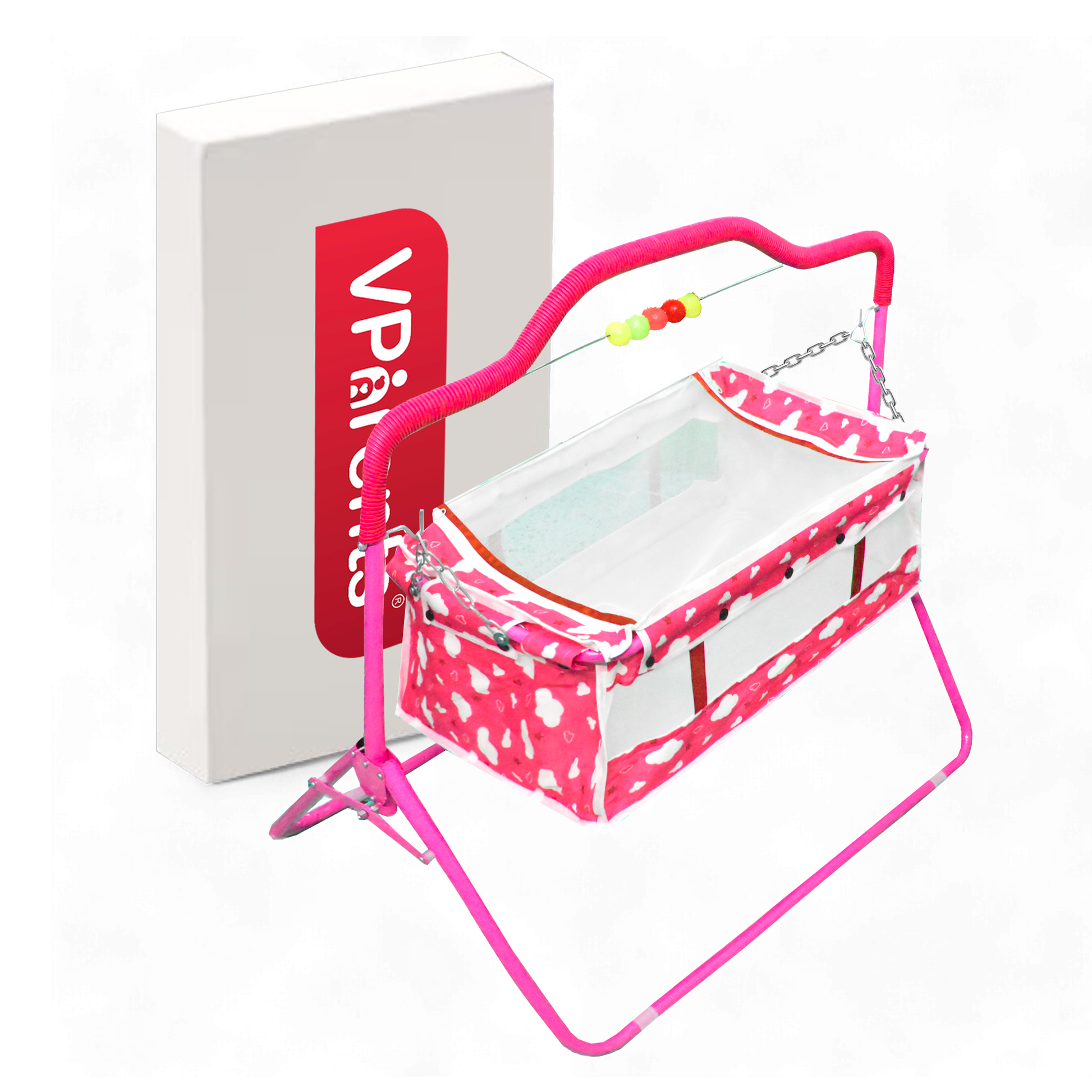 VParents Bunny New Born Baby Crib Bassinet cot Swing Cradle Jhula Palna VParents