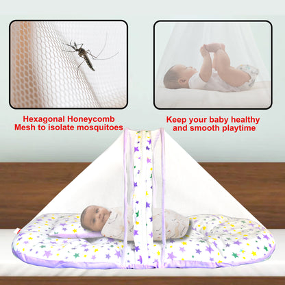 VParents joy Baby Bedding Set with Pillow and Drysheet Combo