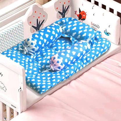 VParents rosy Baby 4 Piece Bedding Set with Pillow and Bolsters