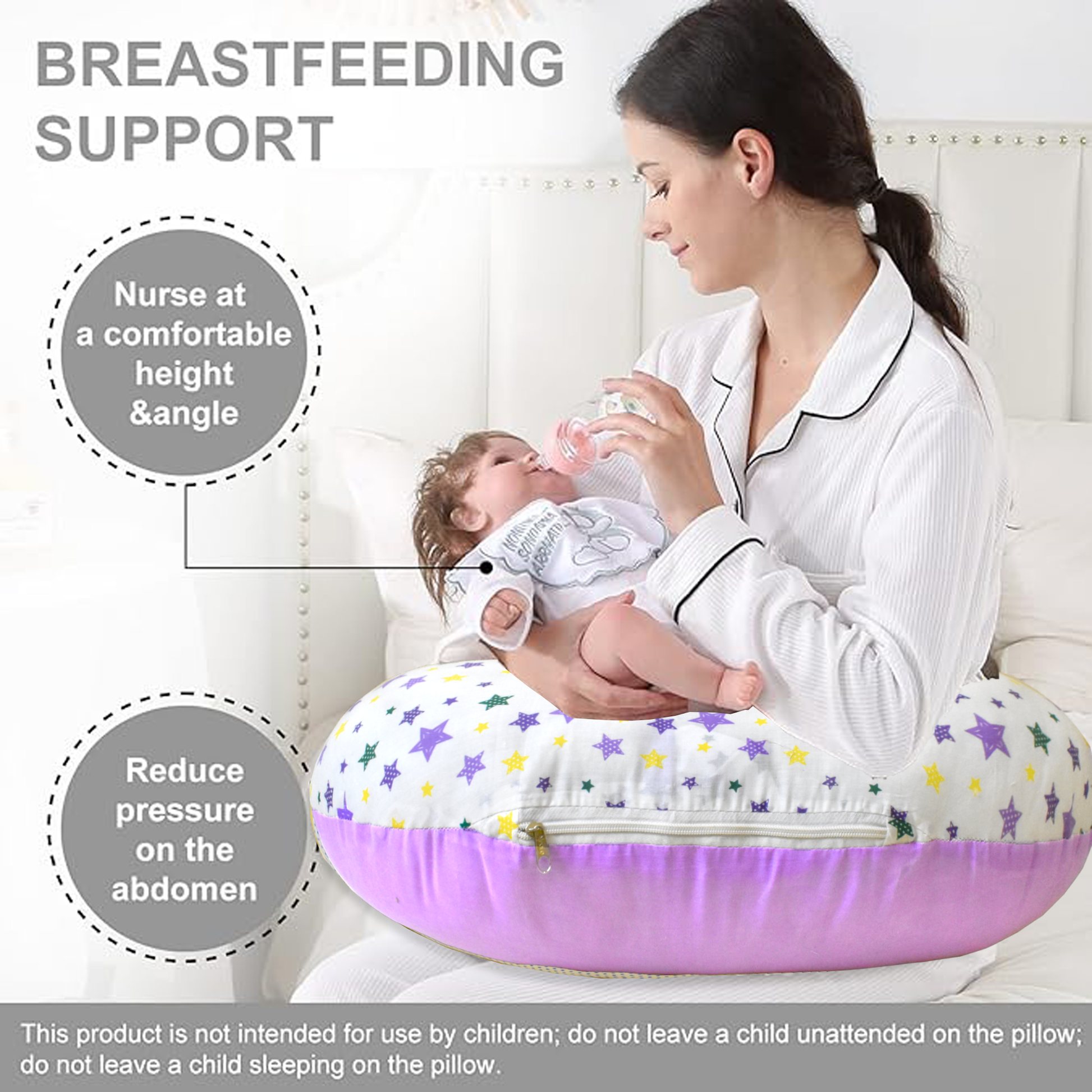 VParents Joy Feeding Pillow, Breast Feeding Pillow VParents