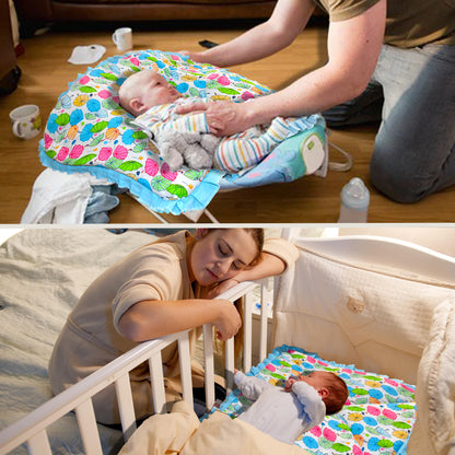 VParents Chunky New Born Baby Godadi Soft Cotton Baby godi Godari|Baby Bed|Crib Sheet COMBO