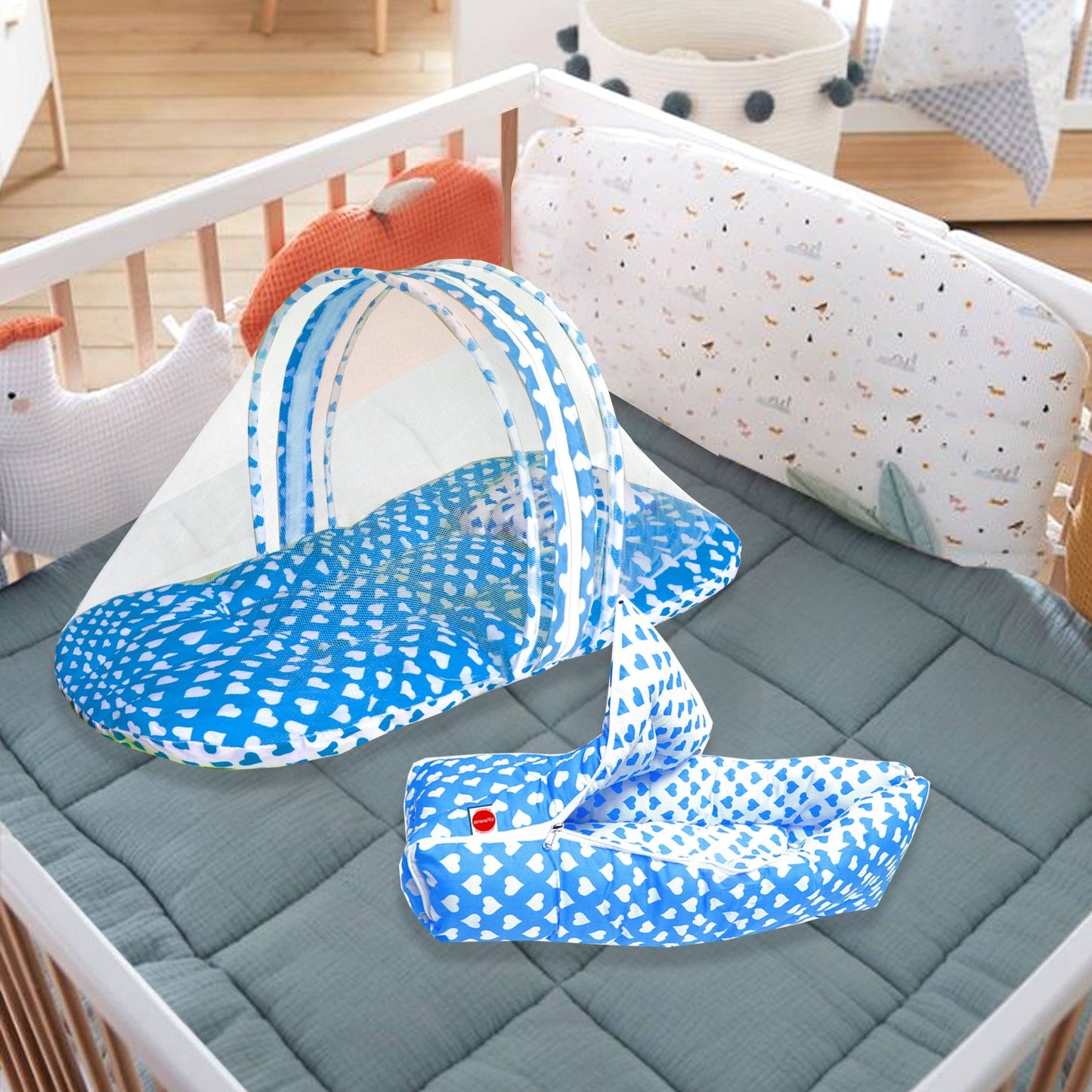 VParents Rosy Baby Bedding Set with Pillow and Sleeping Bag Combo