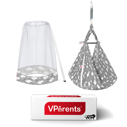 VParents Sunny Baby Swing Cradle with Mosquito net and Spring VParents