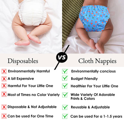 reusable diaper cloths