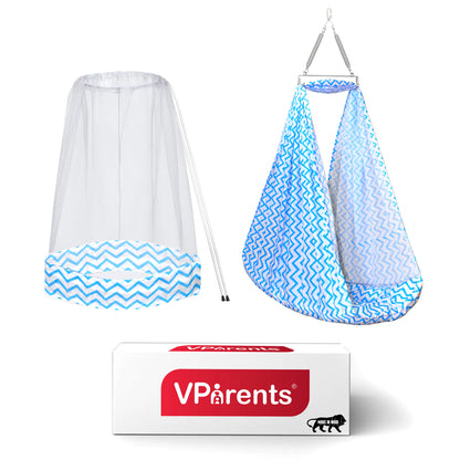 VParents Cherub Baby Swing Cradle with Mosquito Net and Spring VParents