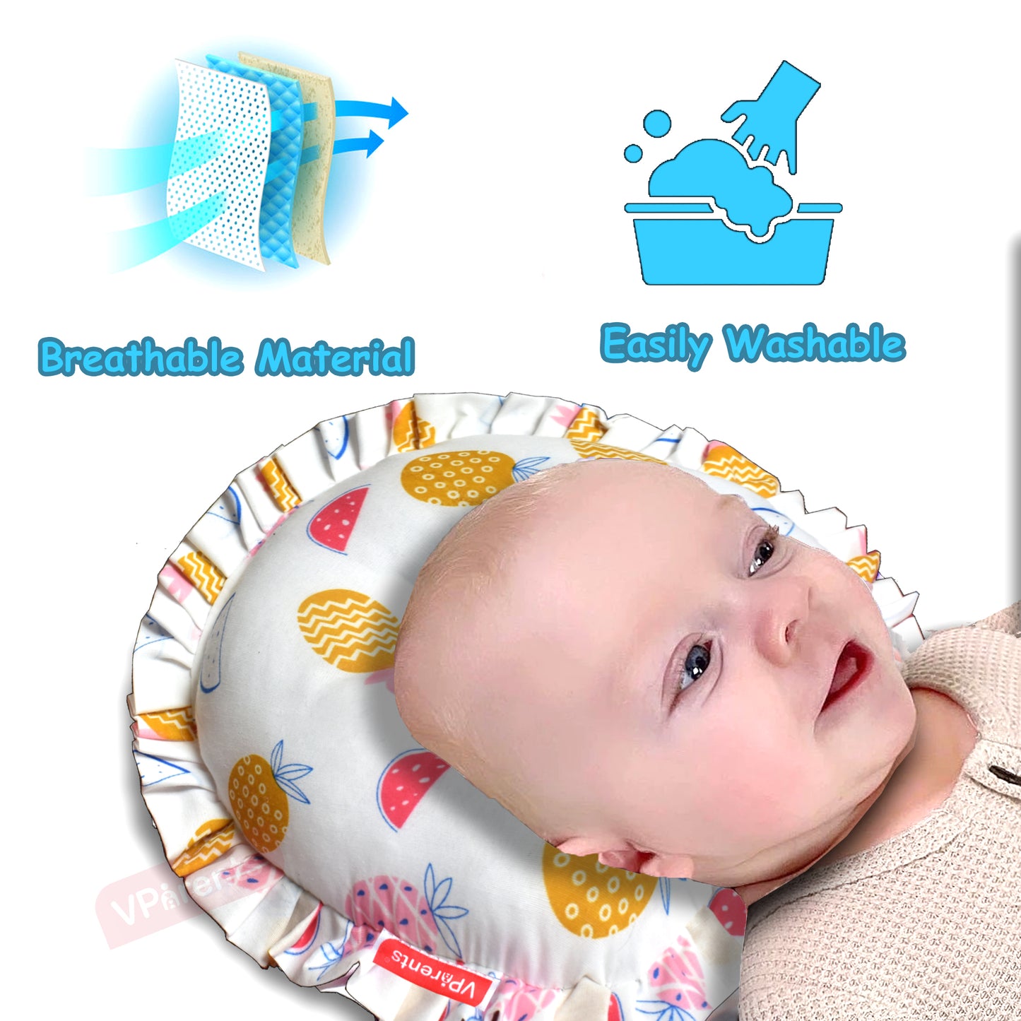 infant head support pillow