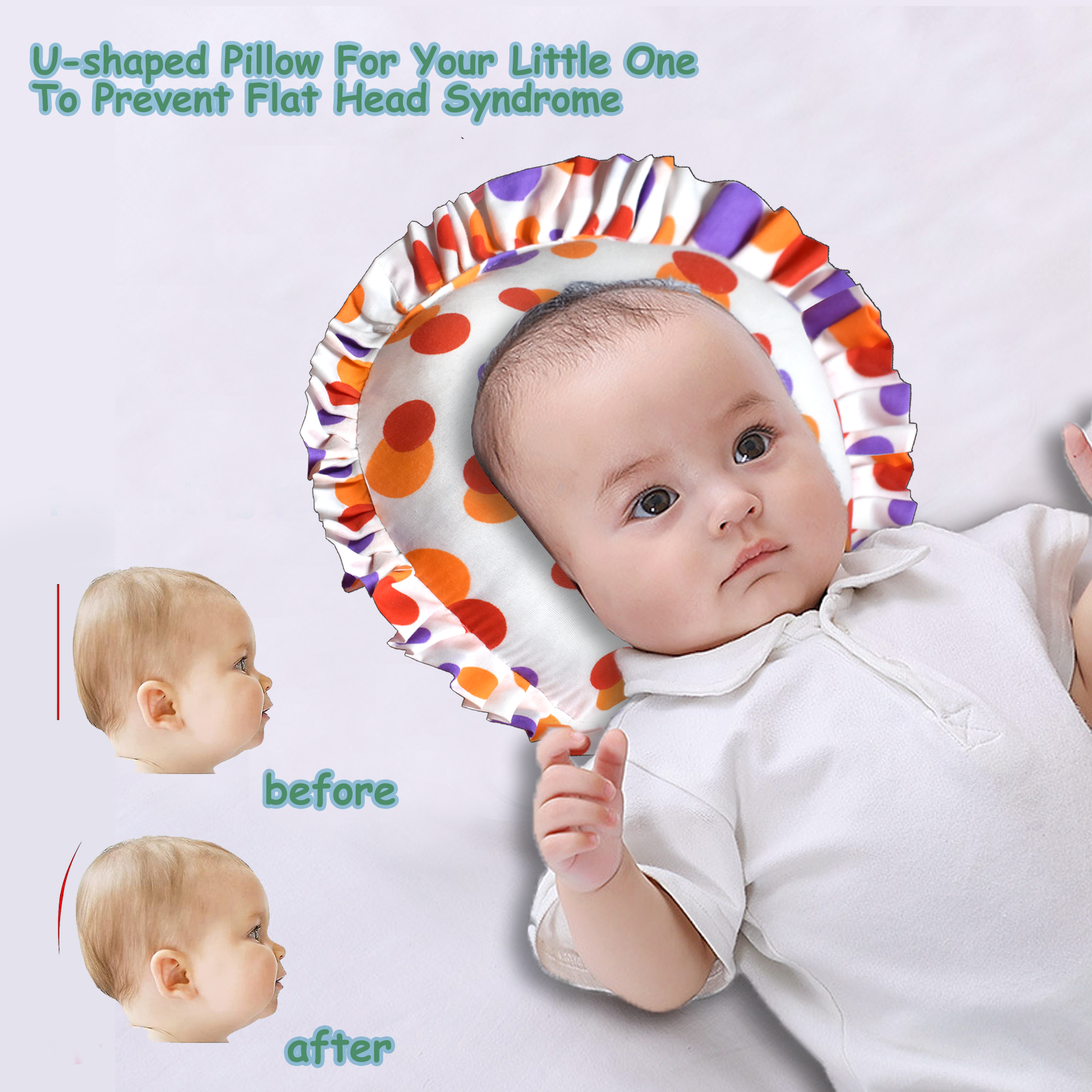 infant head support pillow