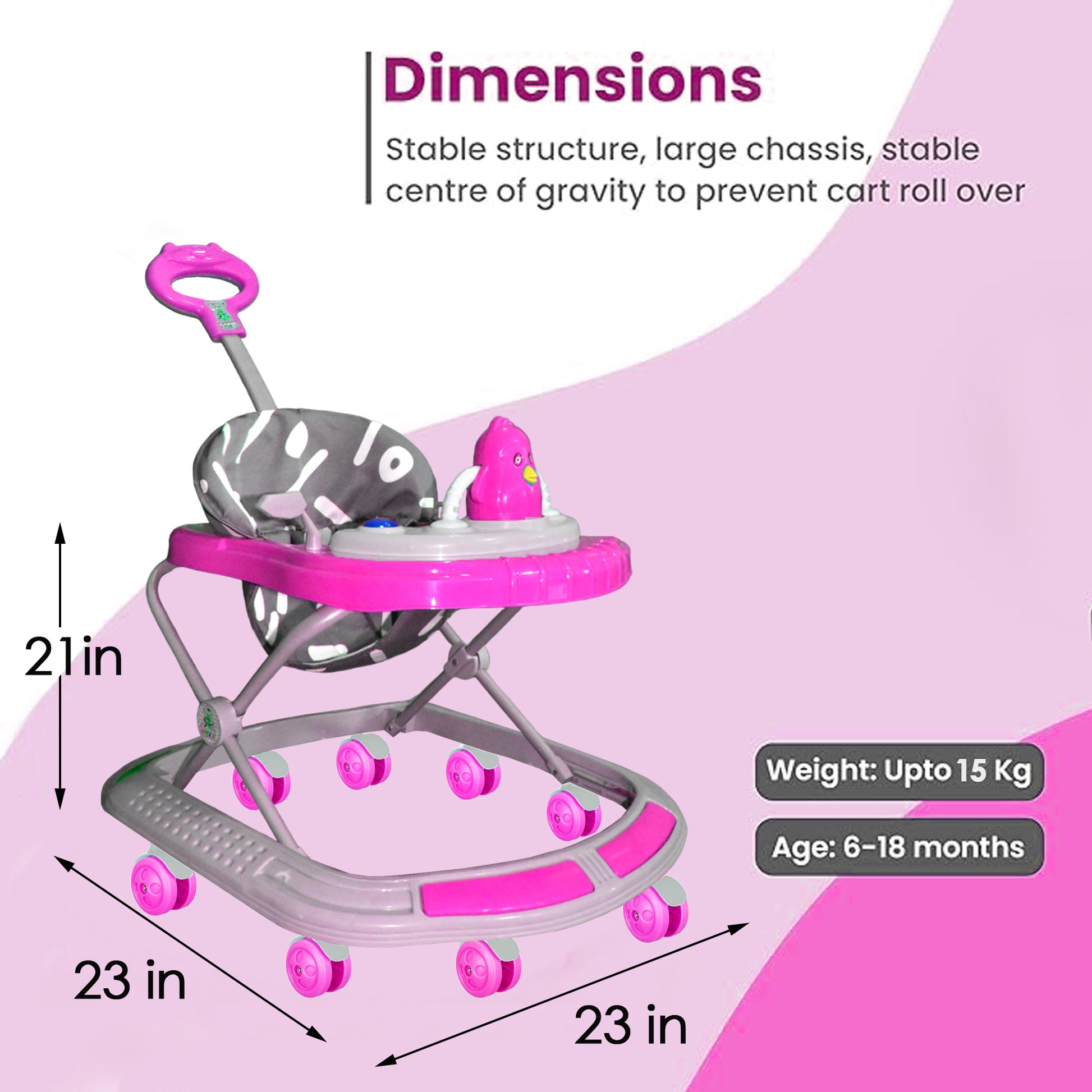 infant walker with wheels