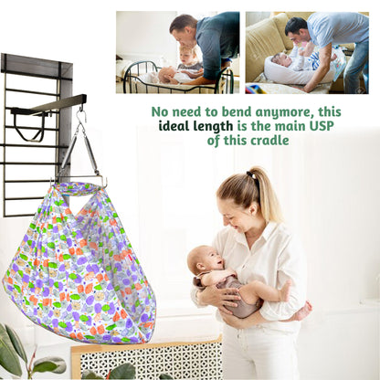 VParents Chunky Baby Swing Cradle with Spring and Metal Window Cradle Hanger