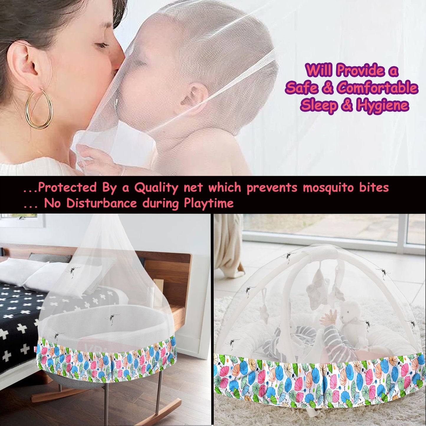 mosquito net for cradle